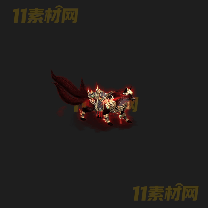 传奇神兽坐骑素材 八方向内外观高清动态PNG—ZQ20260418-1