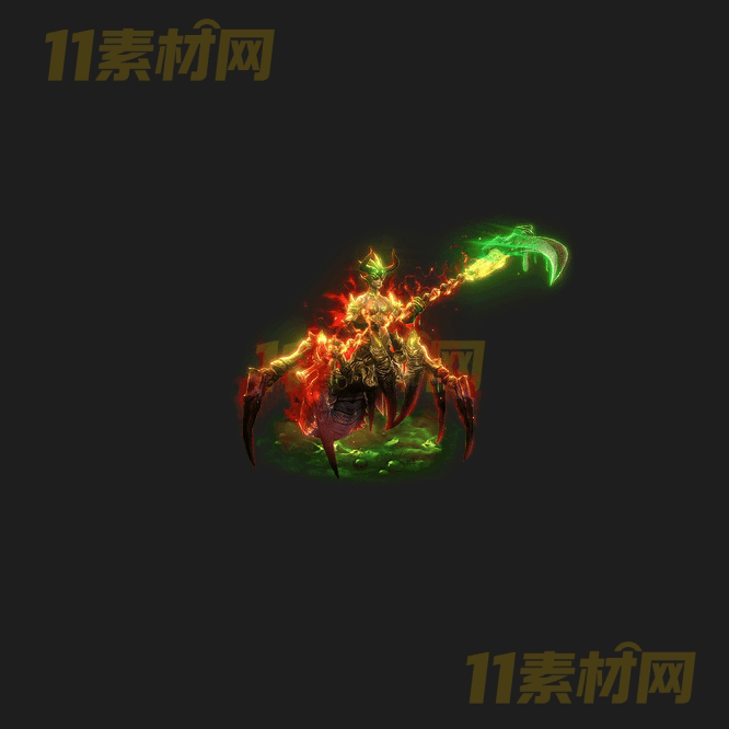 传奇怪物NPC素材 动态高清PNG序列帧—NPC20260418-181