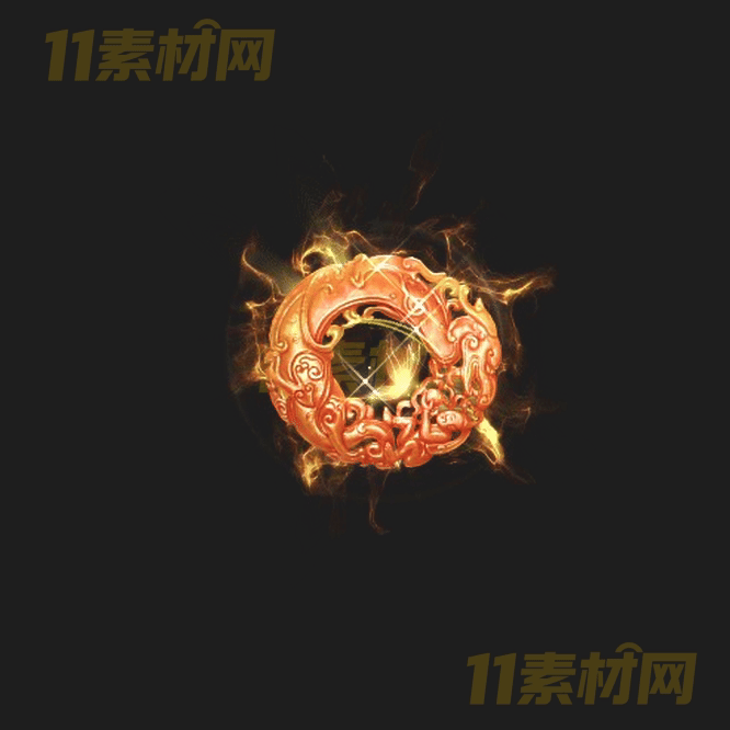 传奇玉佩法宝素材 内观动态高清PNG序列帧—FB20260418-229