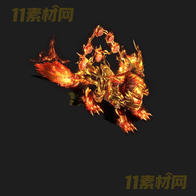 传奇神兽坐骑素材 内观高清动态PNG—ZQ20260418-39