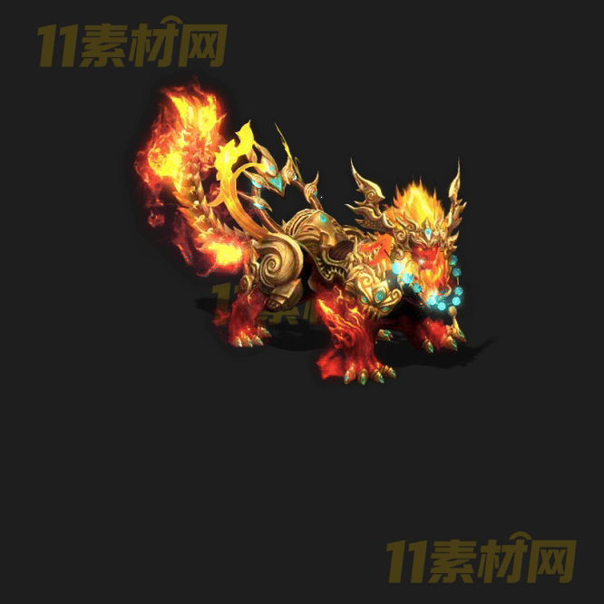 传奇神兽坐骑素材 内观高清动态PNG—ZQ20260418-43