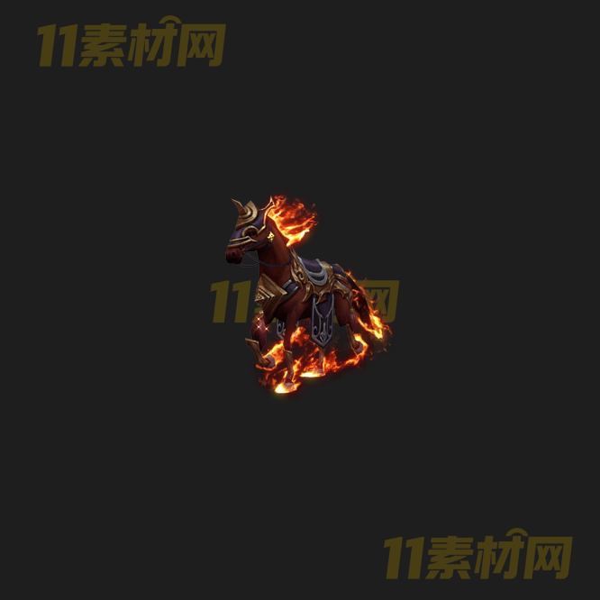 传奇战马坐骑素材 八方向内外观高清动态PNG—ZQ20260418-51