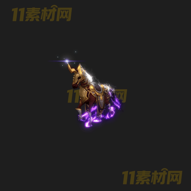 传奇战马坐骑素材 八方向内外观高清动态PNG—ZQ20260418-52