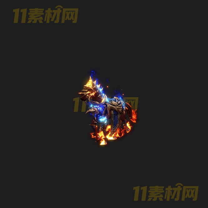 传奇战马坐骑素材 八方向内外观高清动态PNG—ZQ20260418-54