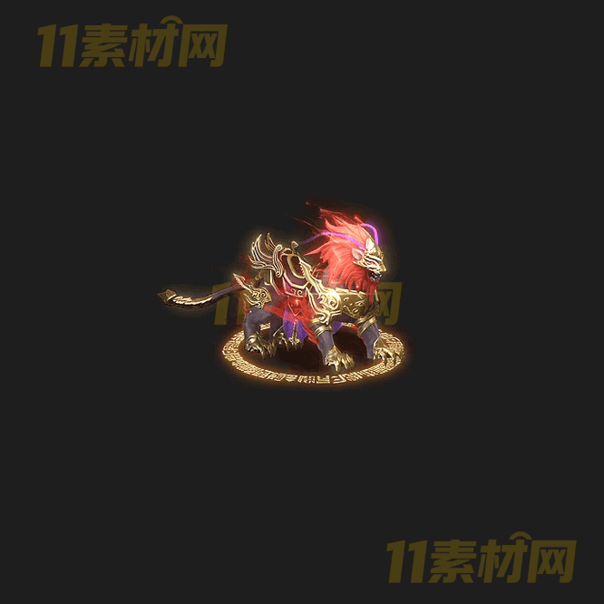 传奇神兽坐骑素材 八方向内外观高清动态PNG—ZQ20260418-6