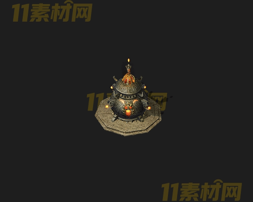 传奇香炉NPC素材 动态高清PNG序列帧—NPC20260419-193