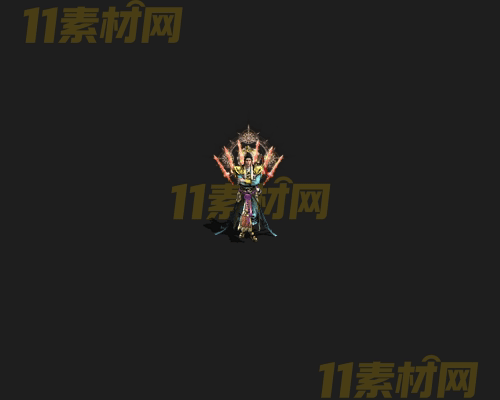 传奇NPC人物素材 动态高清PNG序列帧—NPC20260419-277