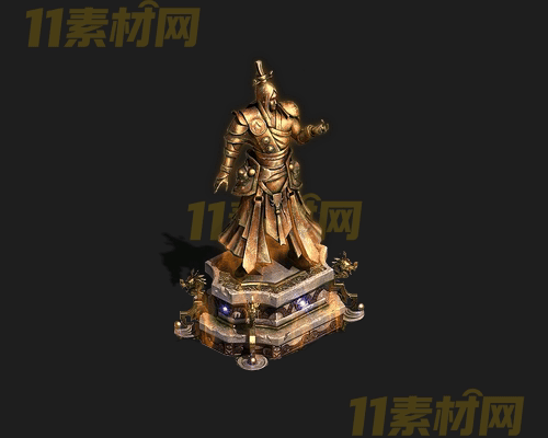 传奇雕像NPC素材 动态高清PNG序列帧—NPC20260419-292