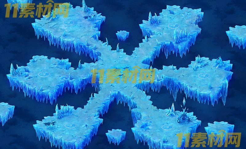 传奇真彩地图素材 冰川之地 超清地图—DT20260420-1