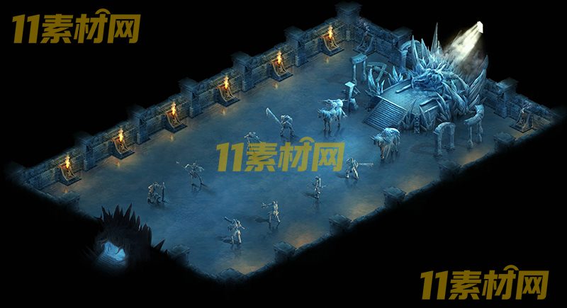 传奇真彩地图素材 寒冰炼狱 超清地图—DT20260420-11