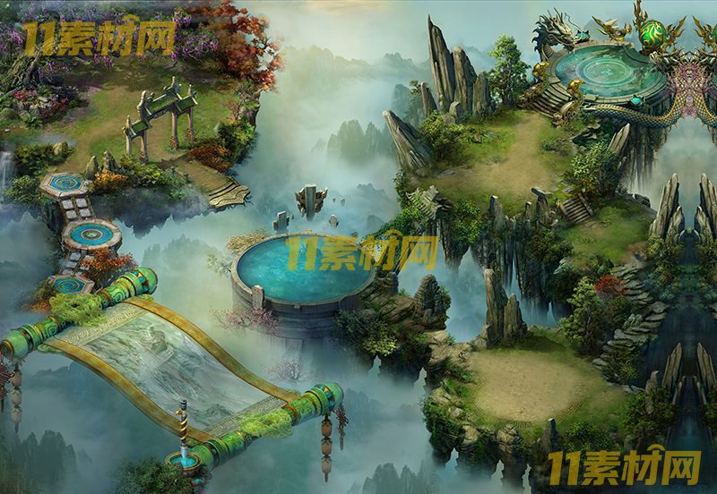 传奇真彩地图素材 画卷幻境 超清地图—DT20260420-14