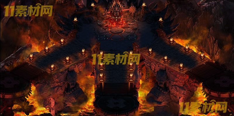 传奇真彩地图素材 火之神殿 超清地图—DT20260420-15