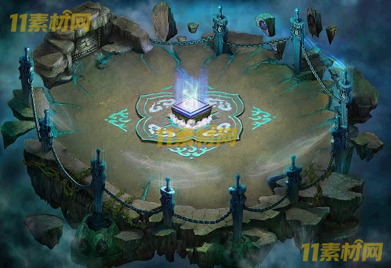 传奇真彩地图素材 剑冢圣魂之地 超清地图—DT20260420-16