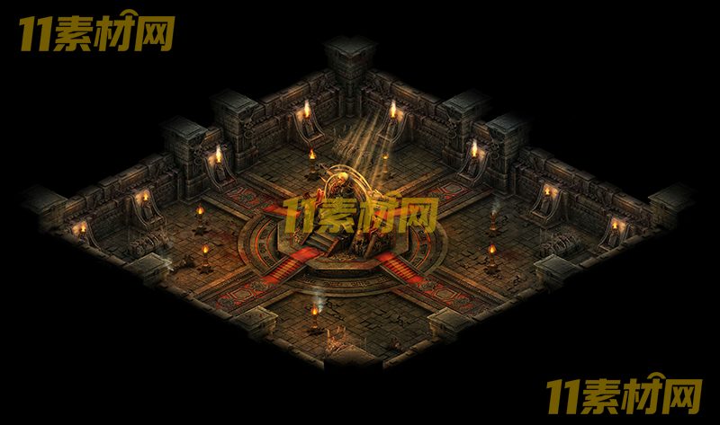 传奇真彩地图素材 枯魂殿 超清地图—DT20260420-19