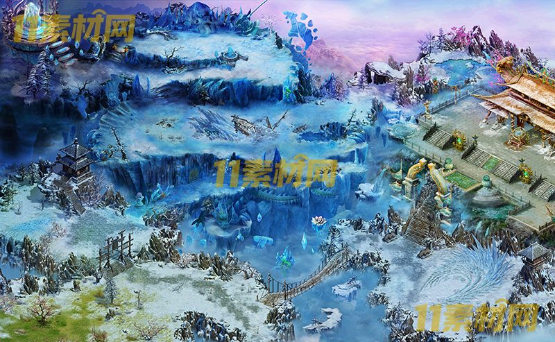 传奇真彩地图素材 昆仑秘境 超清地图—DT20260420-20