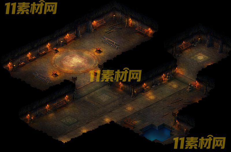 传奇真彩地图素材 魔天古墓 超清地图—DT20260420-28