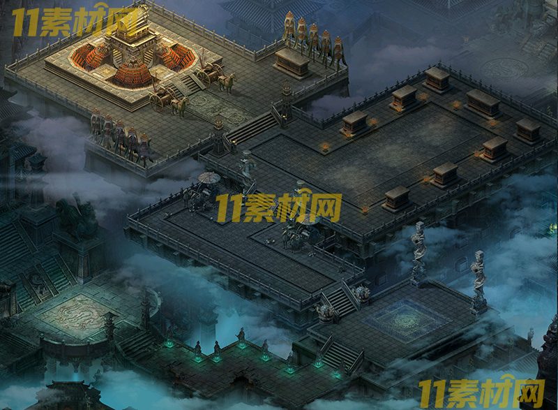 传奇真彩地图素材 秦王宫殿 超清地图—DT20260420-30