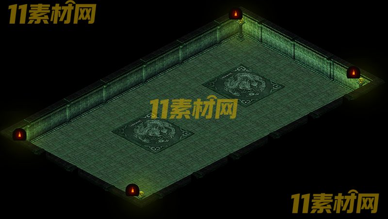 传奇真彩地图素材 青幽地宫 超清地图—DT20260420-32