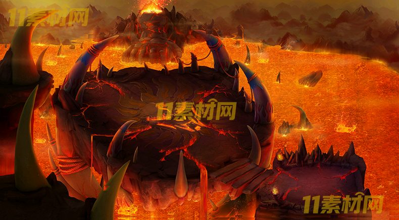 传奇真彩地图素材 熔岩火殿 超清地图—DT20260420-34