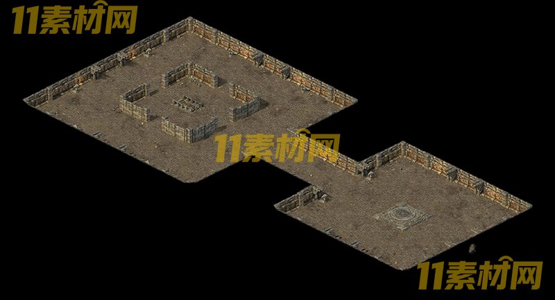 传奇真彩地图素材 煞天古墓 超清地图—DT20260420-36