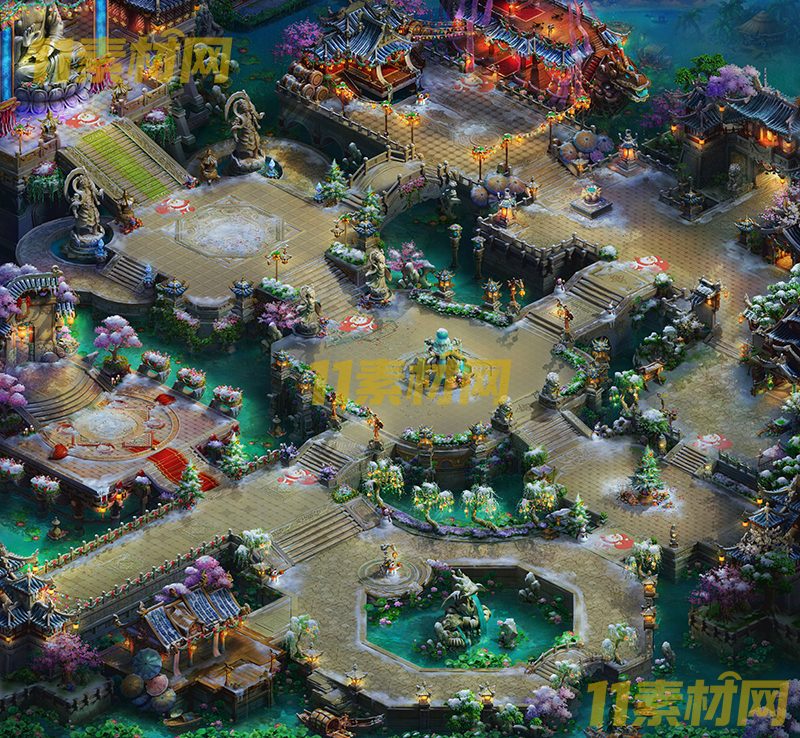 传奇真彩地图素材 圣诞气氛 超清地图—DT20260420-39