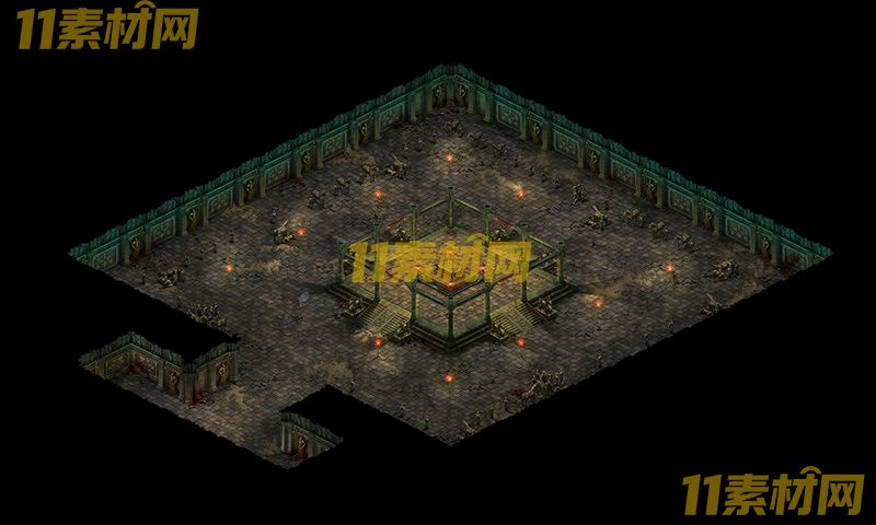 传奇真彩地图素材 喋血皇陵 超清地图—DT20260420-6