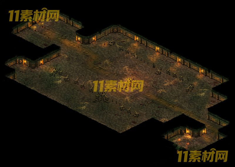 传奇真彩地图素材 喋血皇陵大殿 超清地图—DT20260420-7