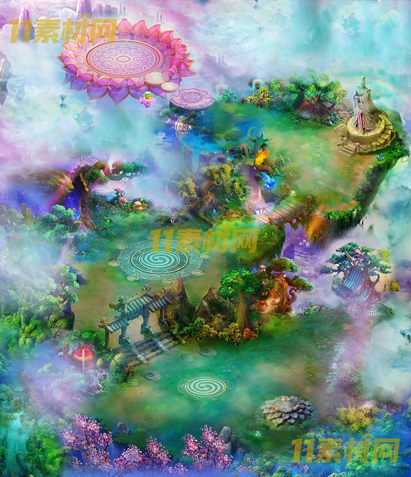 传奇真彩地图素材 蝶恋造化门 超清地图—DT20260420-8