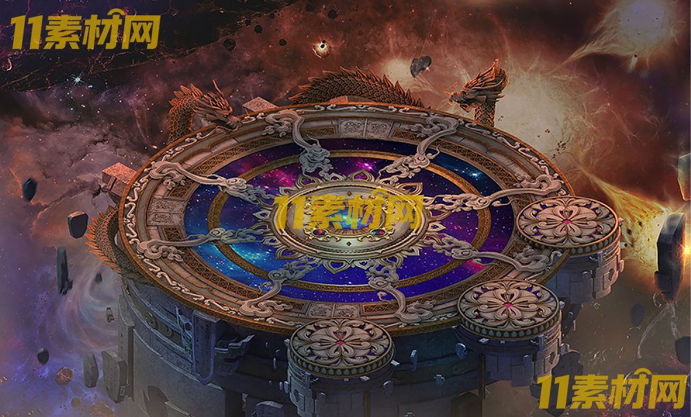 传奇真彩地图素材 圣龙殿 超清地图—DT20260422-1