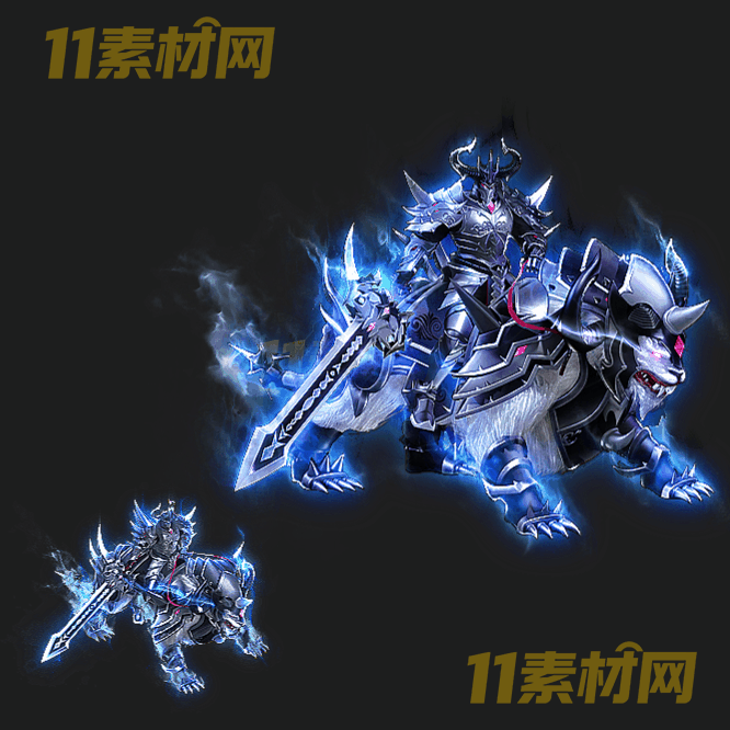 传奇时装素材 坐骑一体时装高清PNG序列帧—SZ20260422-106