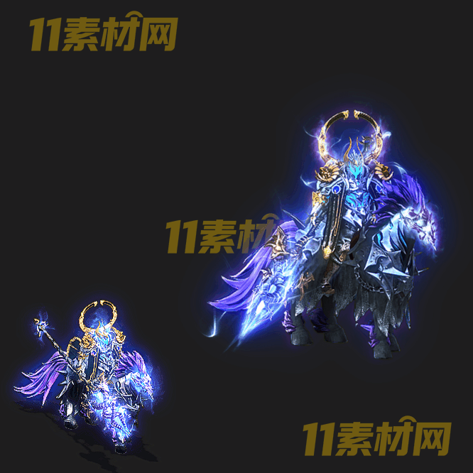 传奇时装素材 坐骑一体时装高清PNG序列帧—SZ20260422-109