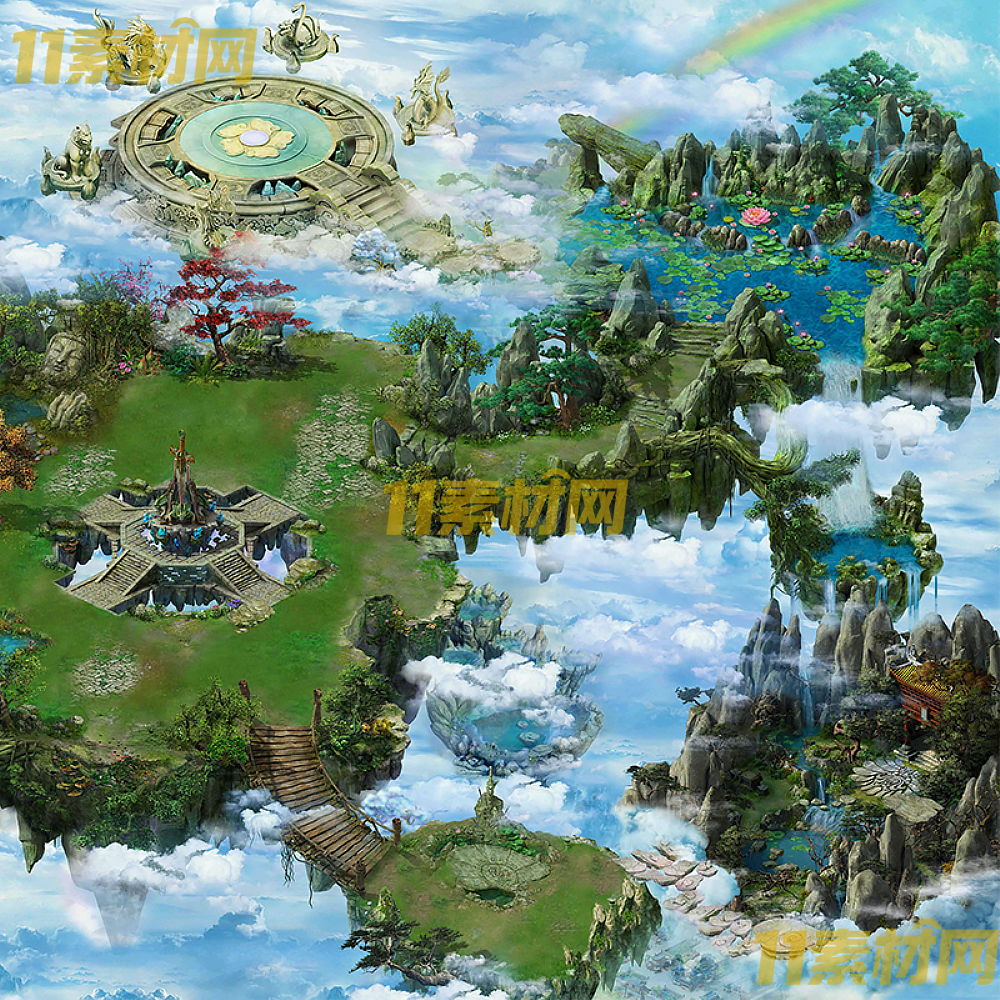 传奇真彩地图素材 五圣道场 超清地图—DT20260422-20