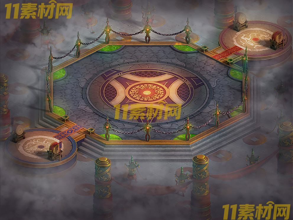 传奇真彩地图素材 武神宫殿 超清地图—DT20260422-21