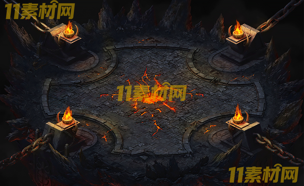 传奇真彩地图素材 遗族祭天坛 超清地图—DT20260422-35