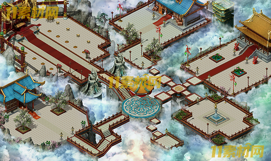 传奇真彩地图素材 遮仙天宫 超清地图—DT20260422-39