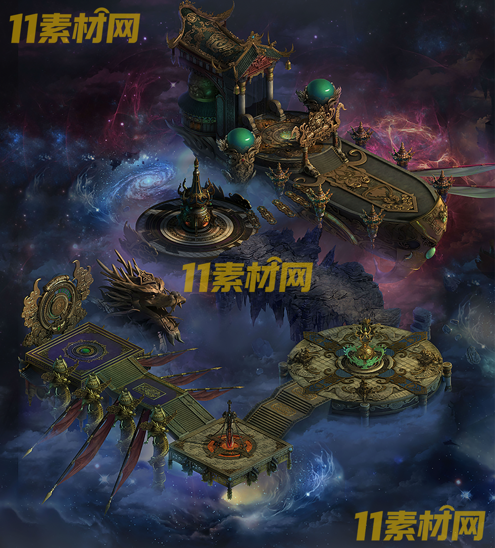 传奇真彩地图素材 天脉飞船 超清地图—DT20260422-8