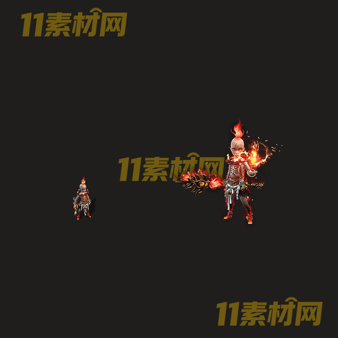 传奇时装素材 西游一体时装高清PNG序列帧—SZ20260422-81