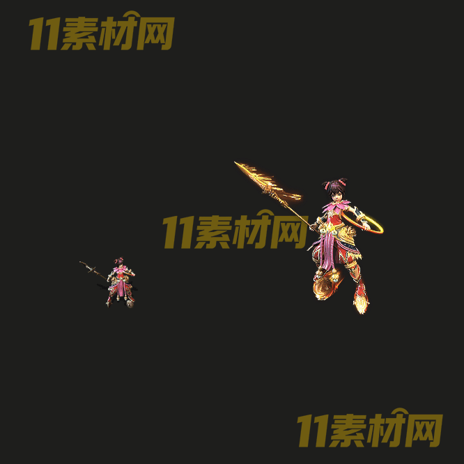 传奇时装素材 西游一体时装高清PNG序列帧—SZ20260422-82