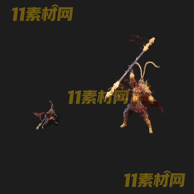 传奇时装素材 西游一体时装高清PNG序列帧—SZ20260422-84