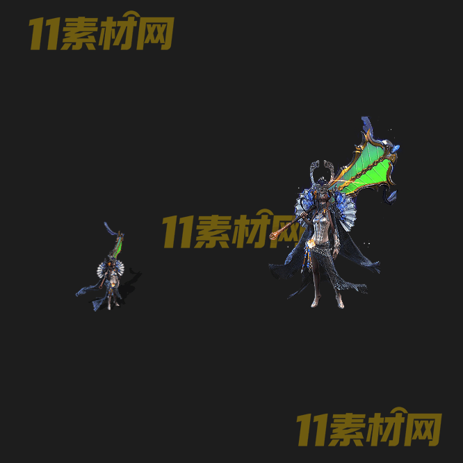 传奇时装素材 西游一体时装高清PNG序列帧—SZ20260422-86