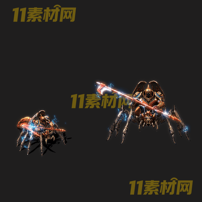 传奇时装素材 怪物一体时装高清PNG序列帧—SZ20260424-120