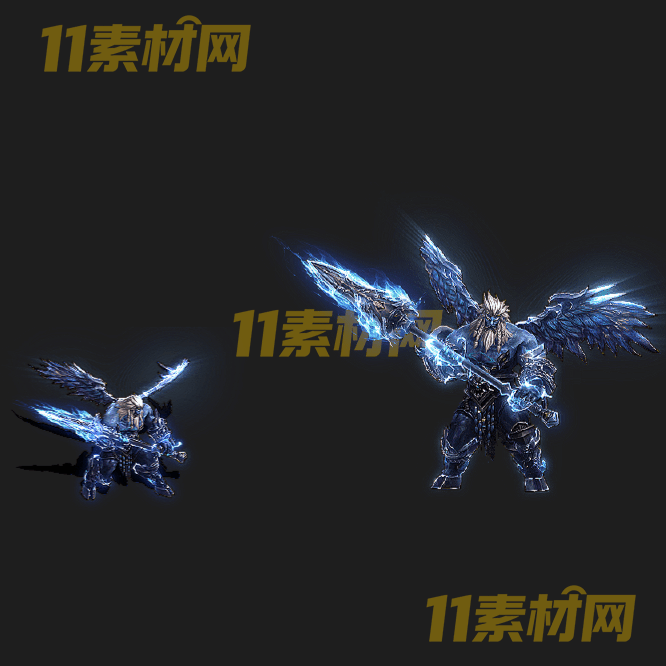 传奇时装素材 怪物一体时装高清PNG序列帧—SZ20260424-121