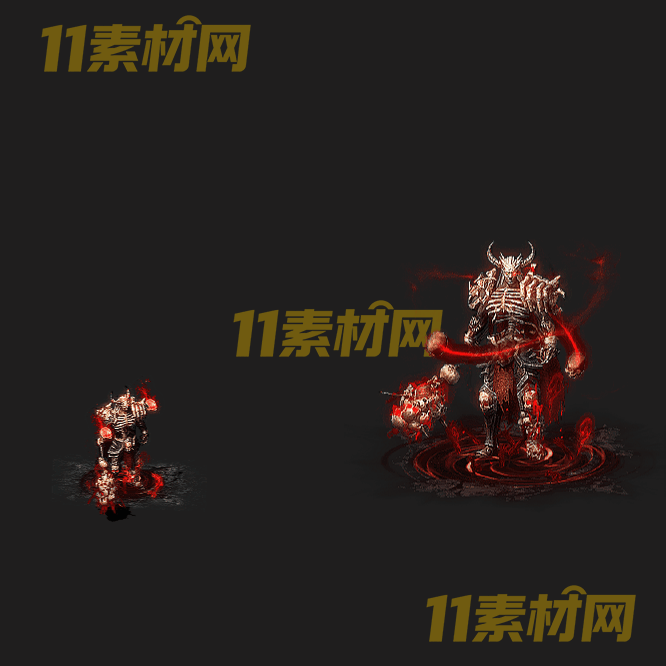 传奇时装素材 怪物一体时装高清PNG序列帧—SZ20260424-122