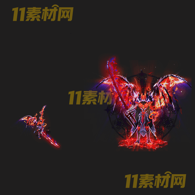 传奇剑甲素材 内外观高清PNG序列帧—JN20260424-96