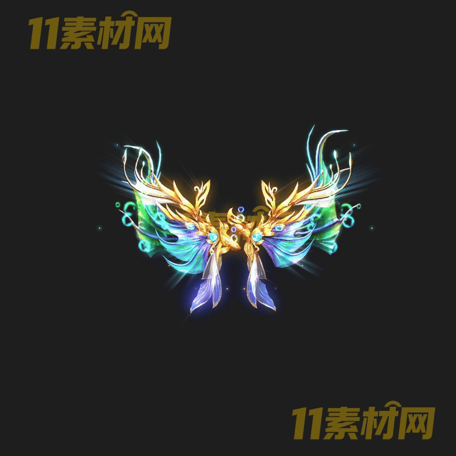 传奇翅膀素材 内观动态高清PNG序列帧—CB20260425-291