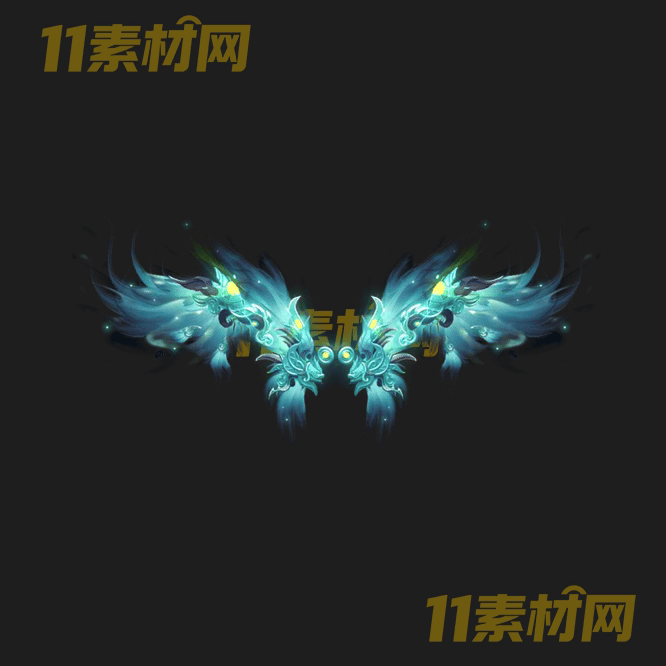 传奇翅膀素材 内外观动态高清PNG序列帧—CB20260426-292