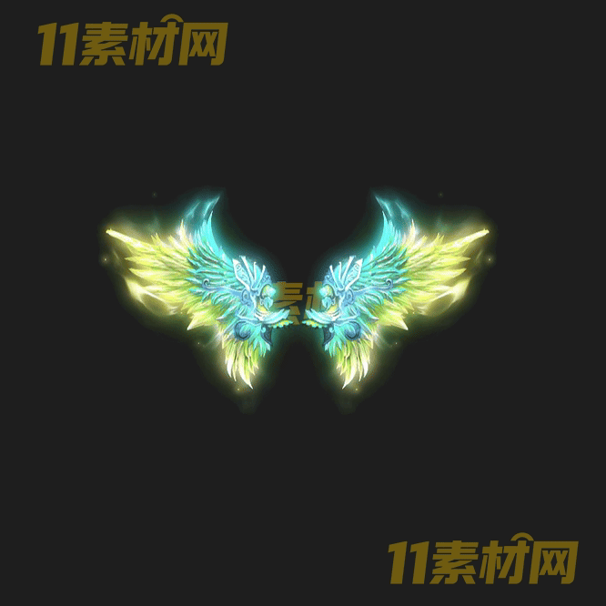 传奇翅膀素材 内外观动态高清PNG序列帧—CB20260426-293