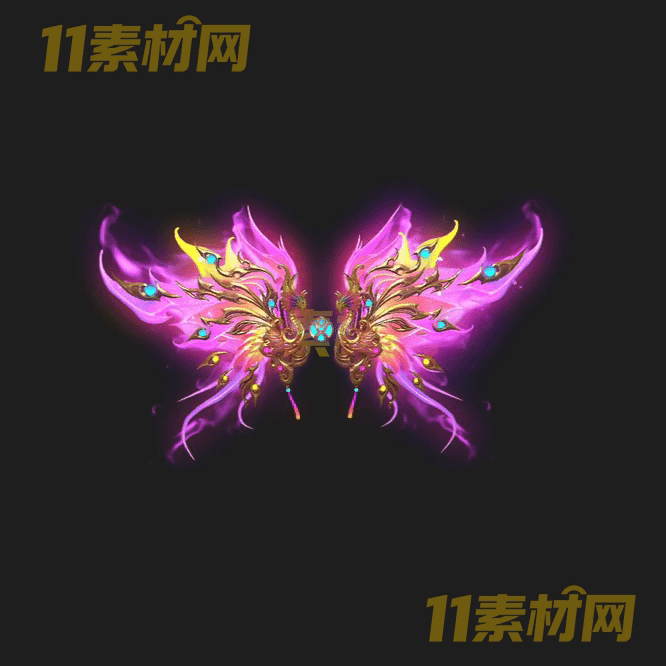 传奇翅膀素材 内外观动态高清PNG序列帧—CB20260426-294