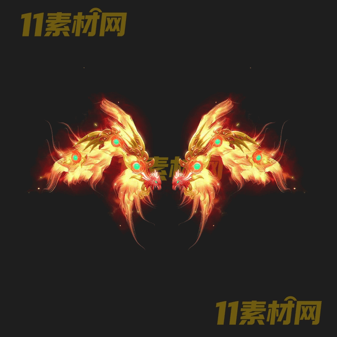 传奇翅膀素材 内外观动态高清PNG序列帧—CB20260426-298