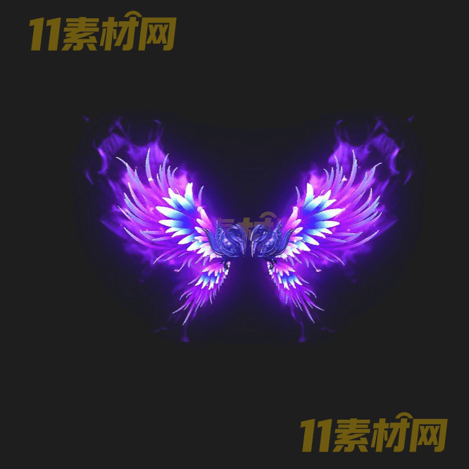 传奇翅膀素材 内外观动态高清PNG序列帧—CB20260426-299